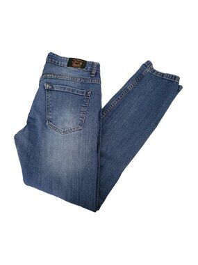 Dash Denim Slim Fit Jeans Mens Size 32 X 30 Low Rise Medium Wash Ripped Pants